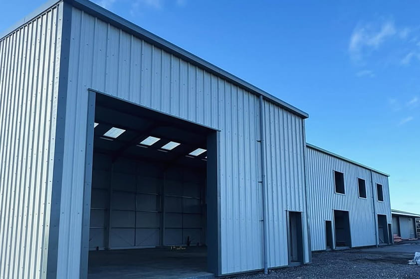 new building cladding installation